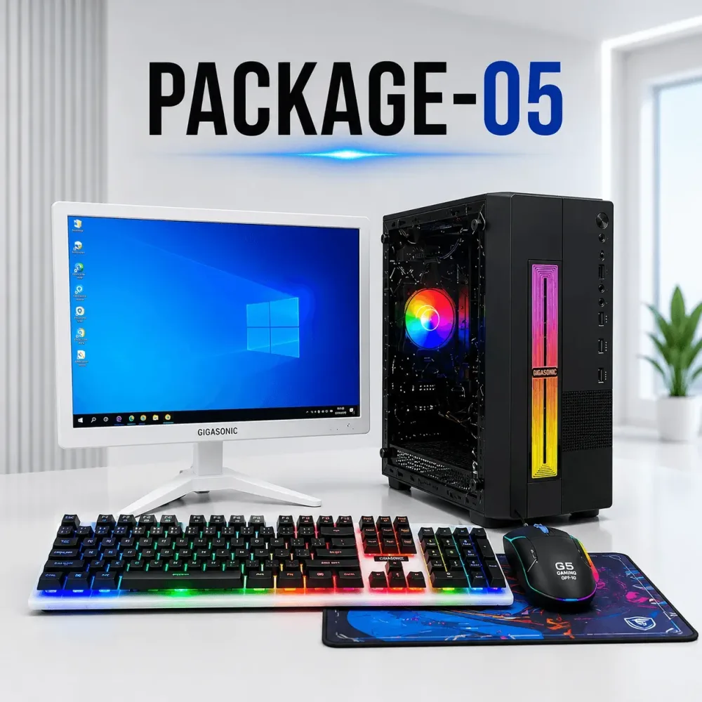 PC TECH Package-05 Core i5 Desktop PC 19 Inch