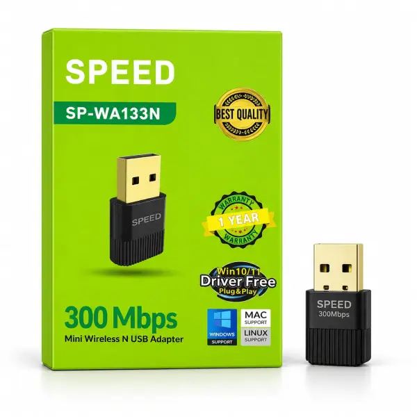 SPEED SP-WA133N 300mbps Mini Wireless N USB Adapter