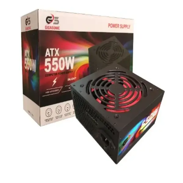 GIGASONIC 550W ATX Computer Power Supply