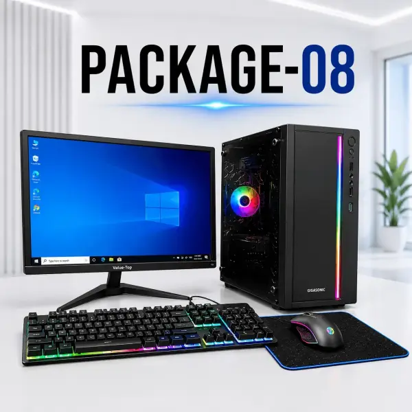 PC TECH Package-08 Core i3 Desktop PC 19 Inch