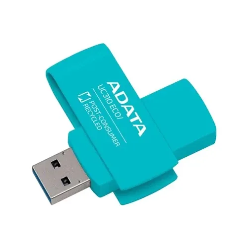 ADATA UC310 ECO 64GB USB 3.2 Gen 1 Eco-Friendly Capless Swivel Flash Drive