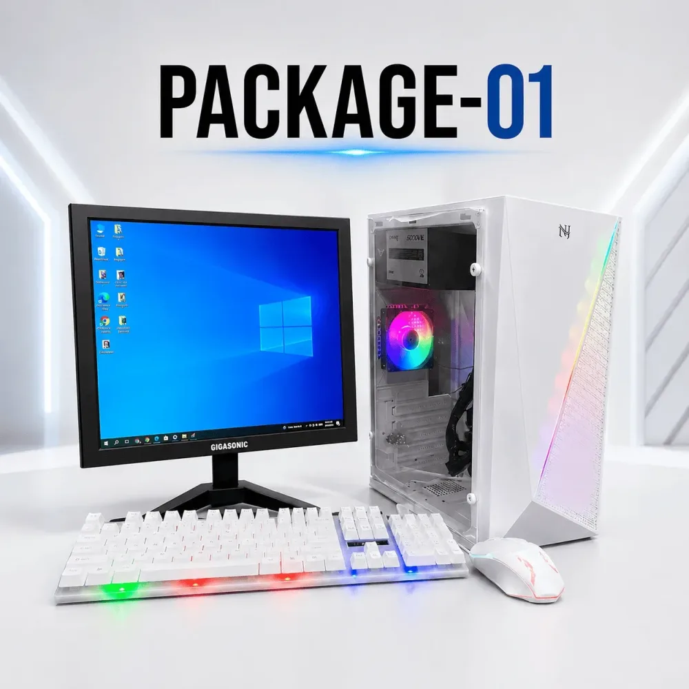 PC TECH Package-01 Core i3 Desktop PC 17 Inch