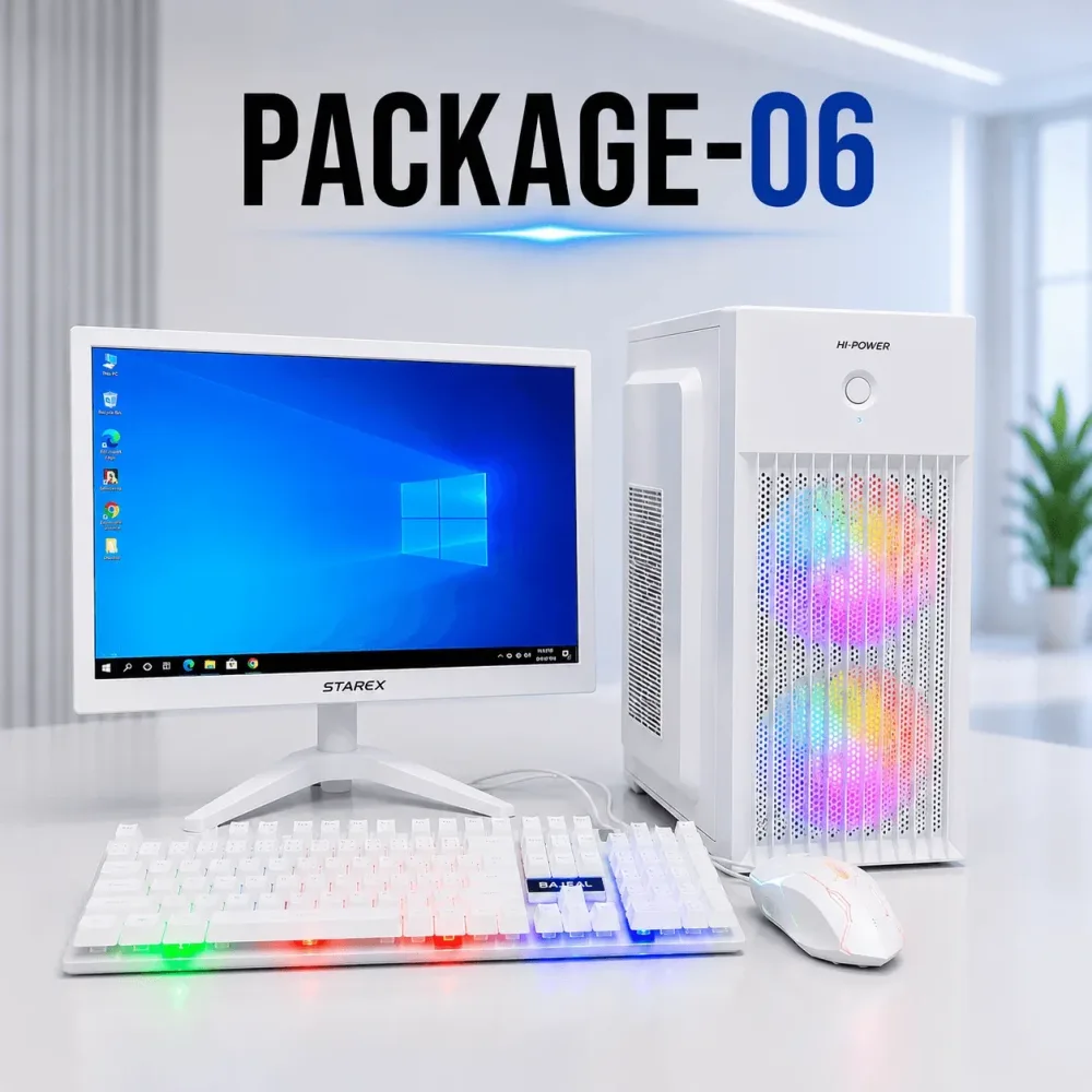 PC TECH Package-06 Core i3 Desktop PC 19 Inch