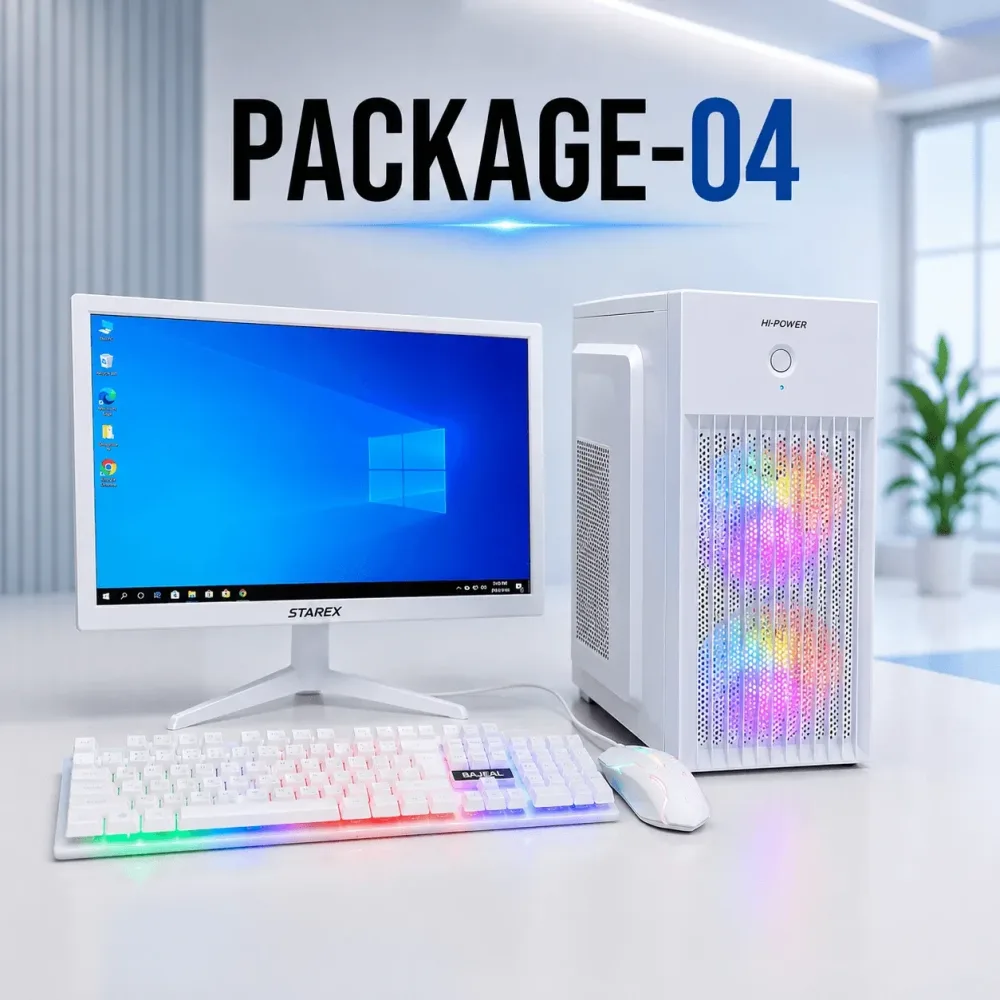 PC TECH Package-04 Core i3 Desktop PC 19 Inch