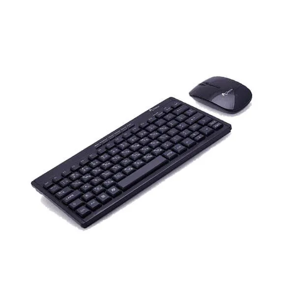 A.Tech 2.4Ghz Mini Slim Wireless Combo Keyboard & Mouse