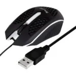 JEQANG JM-600 Gaming Standard Laptop and Desktop Wired light-emitting USB Optical Mouse